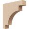 Ekena Millwork 2"W x 10"D x 10"H Thin Mediterranean Rough Cedar Woodgrain TimberThane Corbel, Primed Tan CORUR02X10X10MEDRCPR - alternate 1